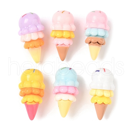 Opaque Resin Cabochons CRES-D312-10-1