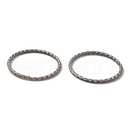 Non-Tarnish 304 Stainless Steel Open Jump Rings Twist Ring STAS-L262-37D-P-1