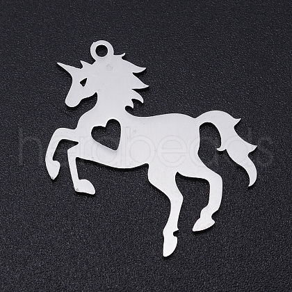Non-Tarnish 201 Stainless Steel Pendants STAS-N090-JN851-1-1