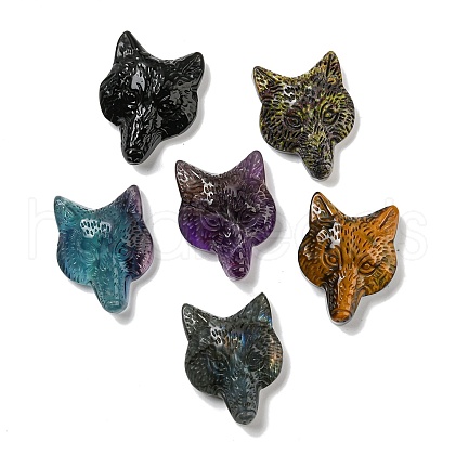 Natural Mixed Gemstone Pendants G-M417-07-1