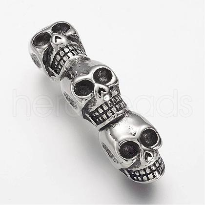 304 Stainless Steel Slide Charms STAS-F063-34-1