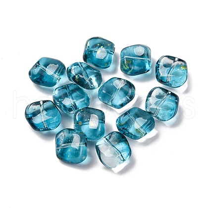Baking Paint Transparent Glass Beads X1-DGLA-C004-02A-1