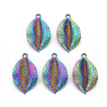 Rainbow Color Alloy Pendants PALLOY-S180-293-NR-1