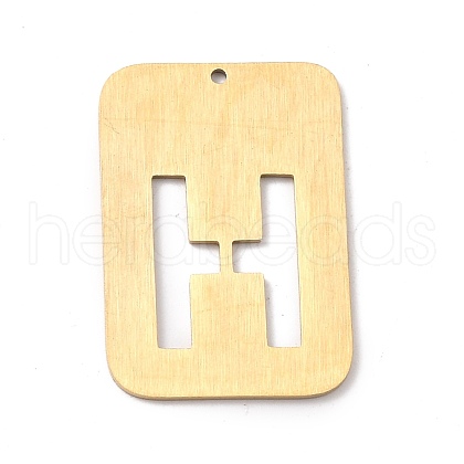 Ion Plating(IP) 304 Stainless Steel Pendants STAS-K216-49H-G-1