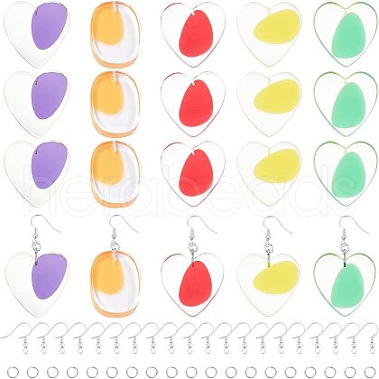  DIY Dangle Earring Making Kits DIY-NB0005-84-1