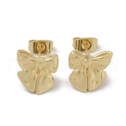 Brass Stud Earring Findings KK-G497-30G-1