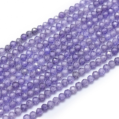 Cubic Zirconia Beads Strands G-G792-47-03A-1