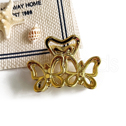 Butterfly Plastic Claw Hair Clips PW-WG593D5-05-1