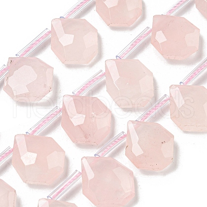 Natural Rose Quartz Beads Strands G-P544-C06-01-1