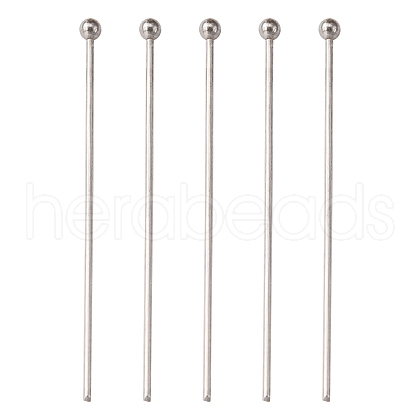 304 Stainless Steel Ball Head Pins STAS-K146-045-35x0.7mm-1