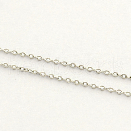 Tarnish Resistant 304 Stainless Steel Cable Chains CHS-Q001-15-1