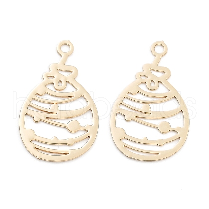 Long-Lasting Plated Brass Pendants KK-K336-56KCG-1