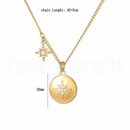 Star Pendant Necklaces RO4250-2-1
