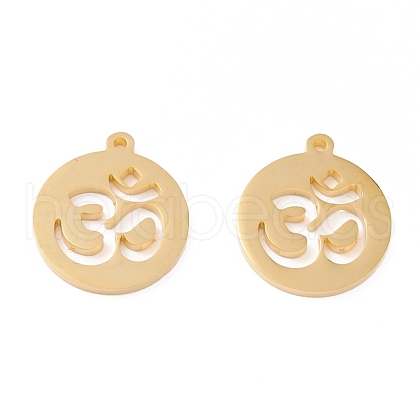 201 Stainless Steel Pendants STAS-F231-055G-1