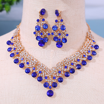 Alloy Rhinestone Jewelry Sets FS-WGE40D6-03-1