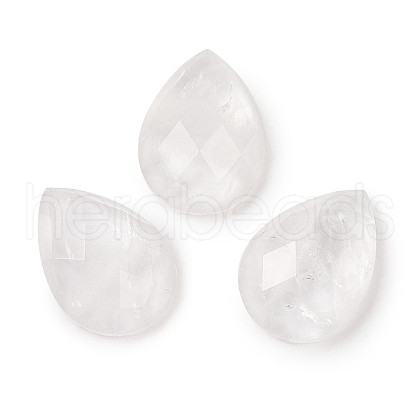 Natural Quartz Crystal Rock Crystal Cabochons G-C146-04P-1