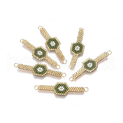 MIYUKI & TOHO Handmade Japanese Seed Beads Links SEED-A029-GA02-1
