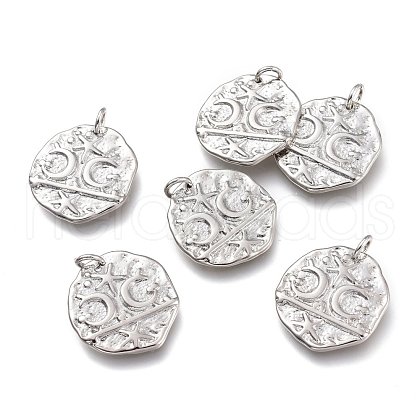 Brass Pendants KK-P189-04P-1