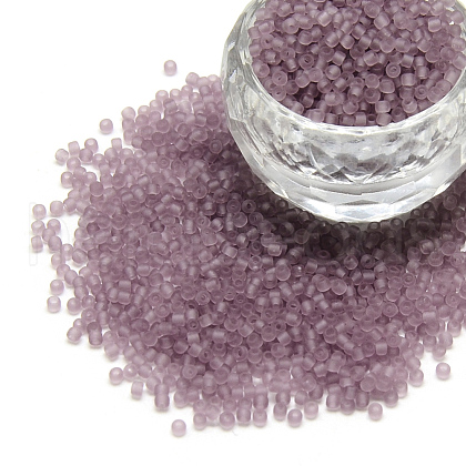 12/0 Grade A Round Glass Seed Beads SEED-Q006-M10-1