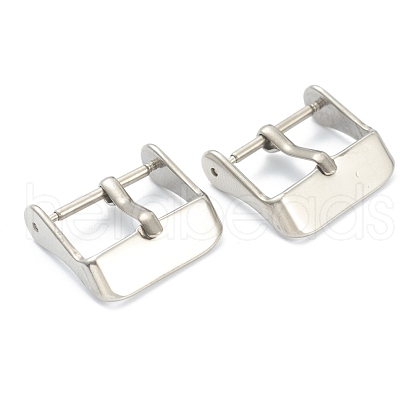 304 Stainless Steel Watch Straps Buckle Replacement STAS-J035-G-1