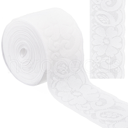 Gorgecraft 6.25M Nylon Elastic Lace Trim OCOR-GF0003-77A-1