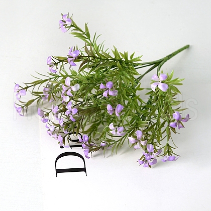 Plastic & Silk Artificial Flower PW-WG3F514-01-1