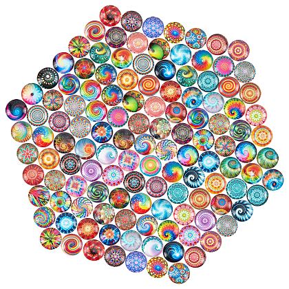 Flatback Glass Cabochons for DIY Projects GGLA-S047-04A-A12mm-1