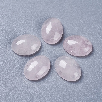 Natural Rose Quartz Cabochons G-L511-A-01-1