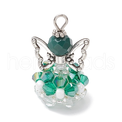 Glass Pendants PALLOY-MZ00665-07-1