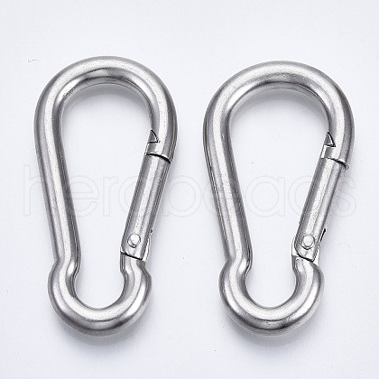 Tarnish Resistant 304 Stainless Steel Rock Climbing Carabiners X-STAS-N087-24B-01-1