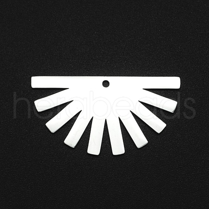 Non-Tarnish 201 Stainless Steel Pendants STAS-N090-LA031-1