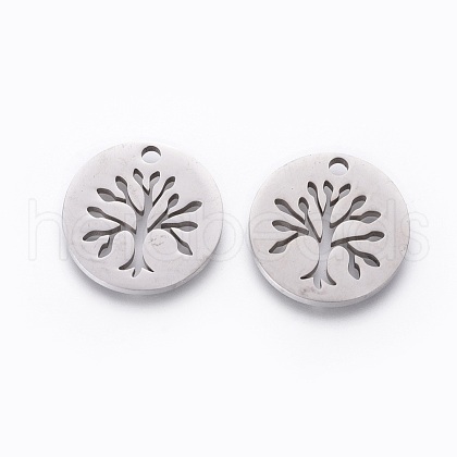 Non-Tarnish 201 Stainless Steel Pendants STAS-F231-060P-1