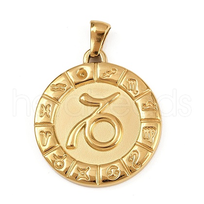 304 Stainless Steel Pendants STAS-C131-04G-08-1