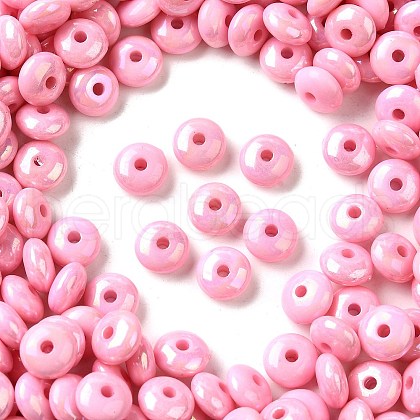 UV Plating Opaque Acrylic Beads MACR-F083-13E-1