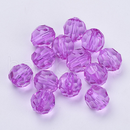 Transparent Acrylic Beads TACR-Q257-10mm-V48-1