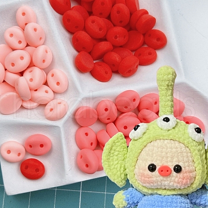Resin Doll Pig Nose for Stuffed Toy Puppet Amigurumi Doll Making Accessories PW-WG1C944-01-1