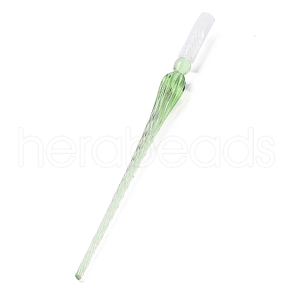 Handmade Glass Dip Pen AJEW-XCP0002-50-1