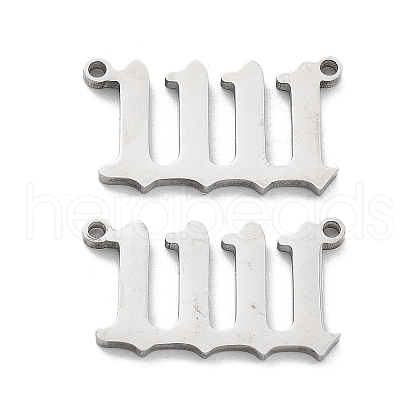 304 Stainless Steel Pendants STAS-A107-01C-P-1
