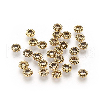 Tibetan Style Alloy Spacer Beads X-K0870031-1