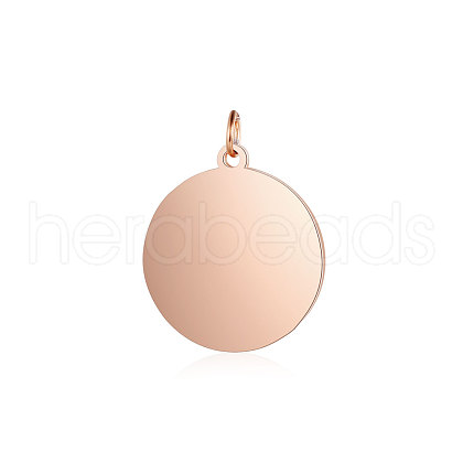 Ion Plating(IP) 304 Stainless Steel Pendants STAS-I311-33E-RG-1