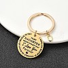 Valentine's Day Brass & 201 Stainless Steel Keychain KEYC-YW00097-15-1