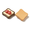 Toast Bread Theme Resin Decoden Cabochons RESI-Q231-04-2