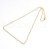 Fashionable 304 Stainless Steel Chain Necklaces NJEW-I060-03-1