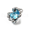 Brass Pave Cubic Zirconia Charms KK-C096-15P-02-2