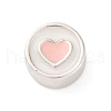 925 Sterling Silver Enamel Beads STER-D303-02S-A-1