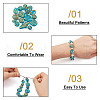  96Pcs 16 Styles Plating Acrylic Beads PACR-TA0001-09-12
