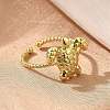 Brass Cuff Rings for Women RJEW-C123-08B-G-2