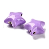 Star Brass Enamel Beads KK-M324-07G-3