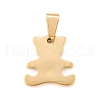 Ion Plating(IP) 304 Stainless Steel Pendants STAS-F288-05G-2