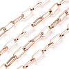 Ion Plating(IP) 304 Stainless Steel Paperclip Chains CHS-D030-02RG-4